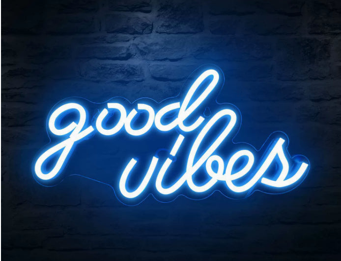 LED Transparent Backboard Neon Light – USB Powered Wall Hanging Decorative Sign