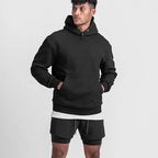 Men's Oversized Fleece Hoodie – Loose Fit Cotton Blend Sports Sweater