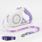 Retractable Dog Leash with Spotlight – Automatic Pet Traction Rope for Small/Medium Dogs