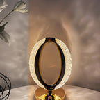 Modern LED Crystal Touch Lamp – Star Light Gold Rechargeable