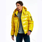 Classic Couple Short Warm Jacket | Men's Winter Padded Zip Coat