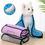 Super-Absorbent Microfiber Pet Towel | Quick-Dry Dog & Cat Bath Towel