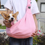 Single-Shoulder Pet Carrier Bag | Crossbody Dog & Cat Travel Tote