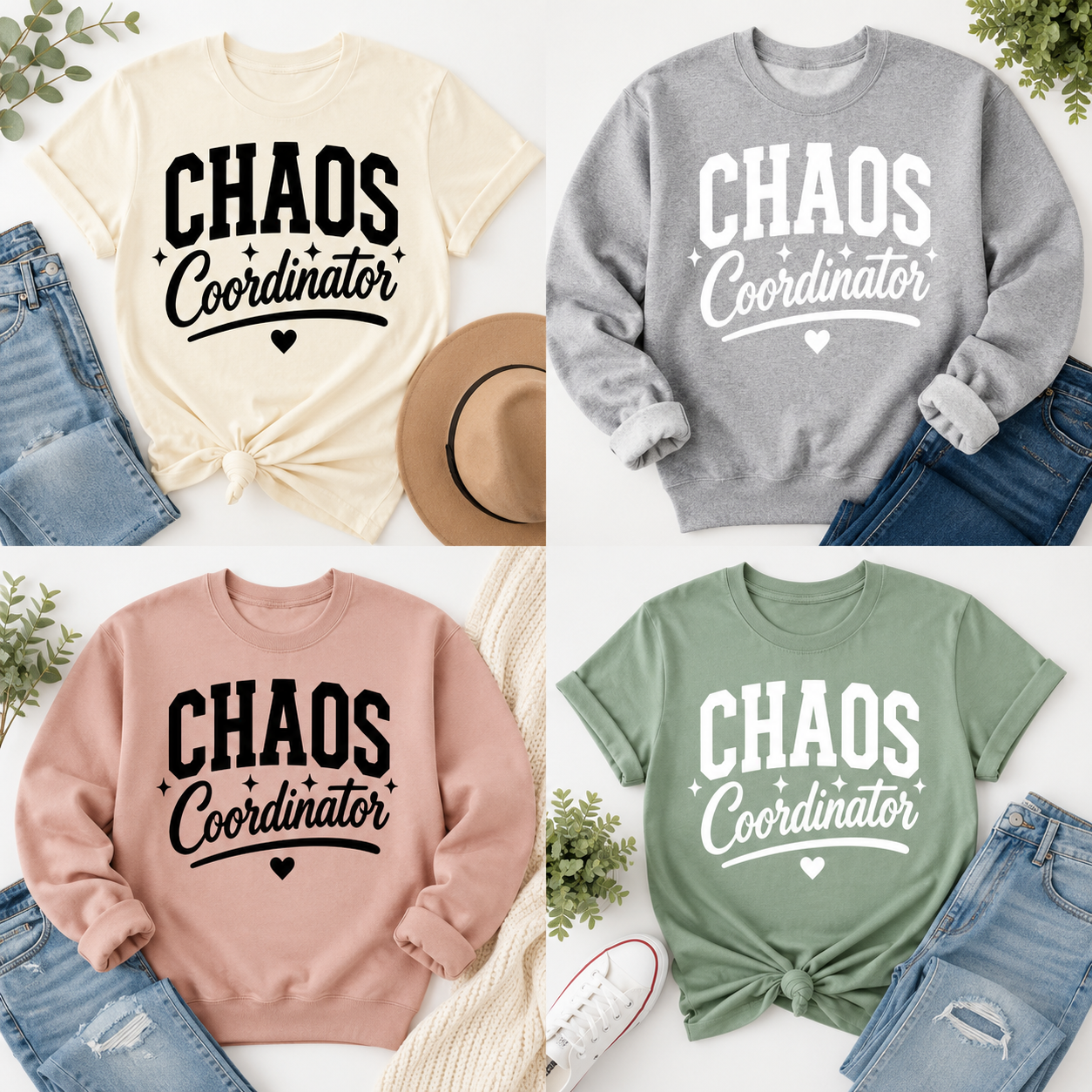 Chaos Coordinator SVG Cut File – Cricut HTV Apparel Design