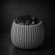 Chunky Knit Planter STL | Cozy Woven Basket Decor 3D Print File