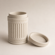 Classical Column Desk Organizer STL | Decorative Lidded Jar 3D Print File
