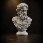 Classical Philosopher Bust STL – Roman Marble Sculpture 3D Print File