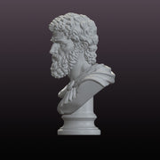 Classical Philosopher Bust STL – Roman Marble Sculpture 3D Print File