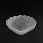 3D Print Shell Jewelry Dish STL | Coastal Catchall Organizer Bowl File
