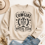 Cowgirl Social Club SVG Cut File | Western Boots Cricut Shirt Design PNG