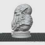 Cthulhu Bust STL – Lovecraft Horror Sculpture 3D Print File