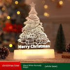 3D Acrylic LED Night Light | Christmas & Valentine’s Decorative Lamp