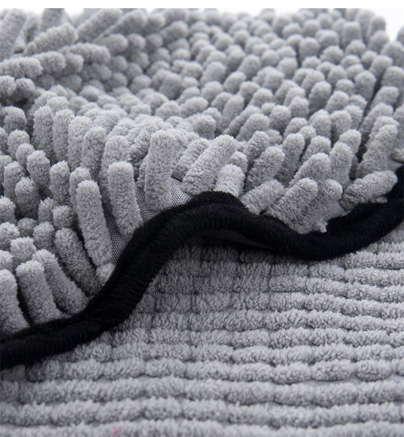 Super-Absorbent Microfiber Pet Towel | Quick-Dry Dog & Cat Bath Towel