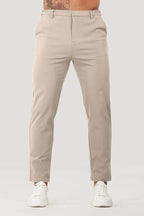 Men’s Solid Color Business Casual Trousers | All-Match