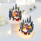 Christmas Resin House Ornament | Mini Festive Home Décor Gift