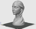 Flow Form Headphone Stand STL – Modern Sculptural Desk Organizer for 3D Printing