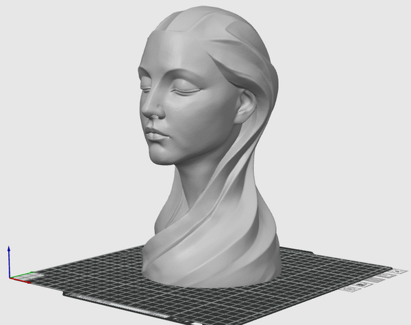 Flow Form Headphone Stand STL – Modern Sculptural Desk Organizer for 3D Printing