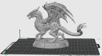 Ornate Fantasy Dragon – STL File for 3D Printing