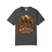 The Crows Know When Fall Begins PNG – Vintage Autumn Raven Shirt Design
