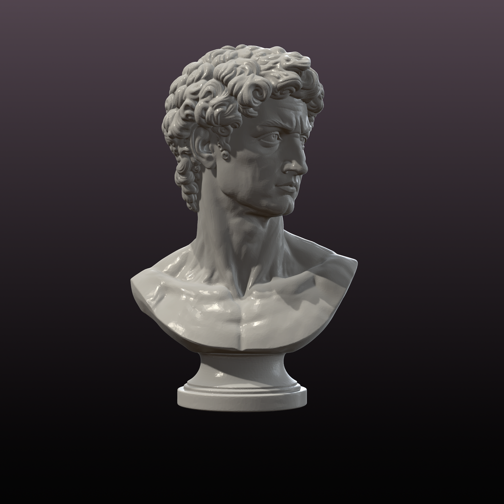 Classical Bust Mini Pack STL – 3 Sculpture Bundle 3D Print Files