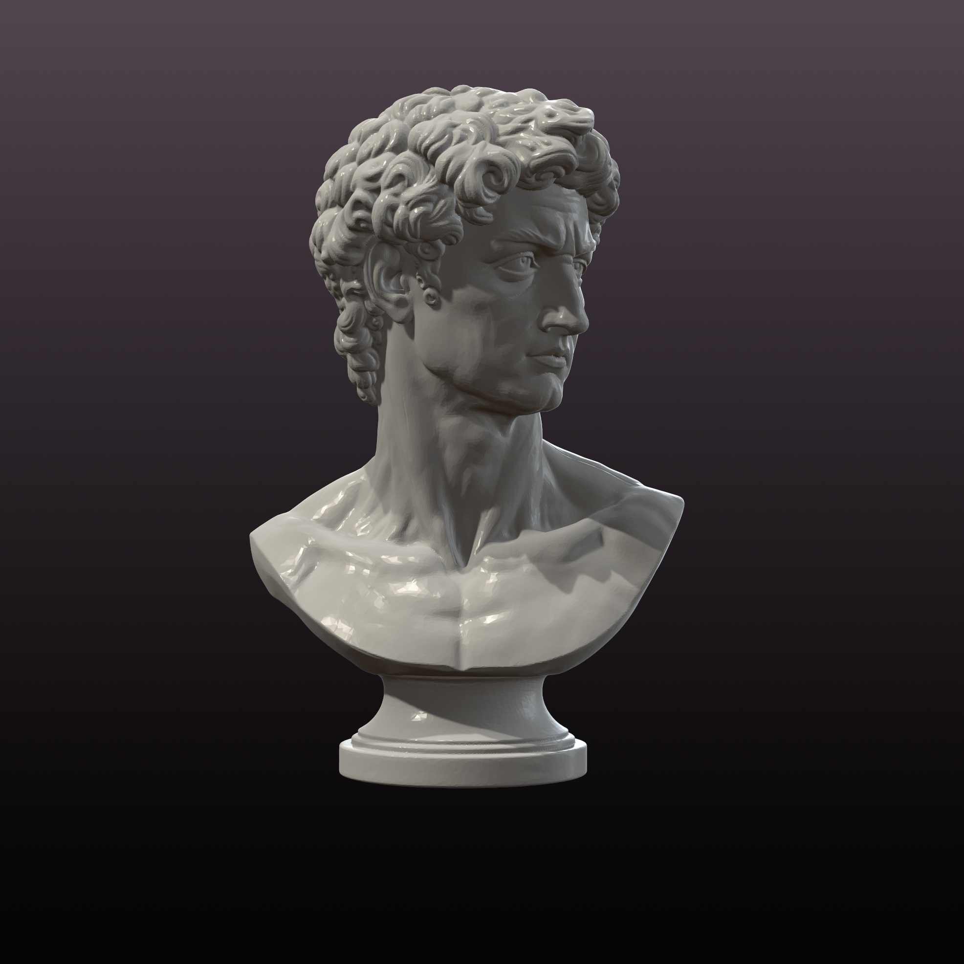 Classical Bust Mini Pack STL – 3 Sculpture Bundle 3D Print Files