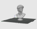 David Bust STL File Classical Sculpture Statue 3D Print Model Decor
