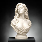 Elegant Woman Bust STL Classical Female Sculpture 3D Print File