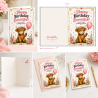 Highland Cow Birthday Card Printable | 5x7 Greeting Card Digital Download