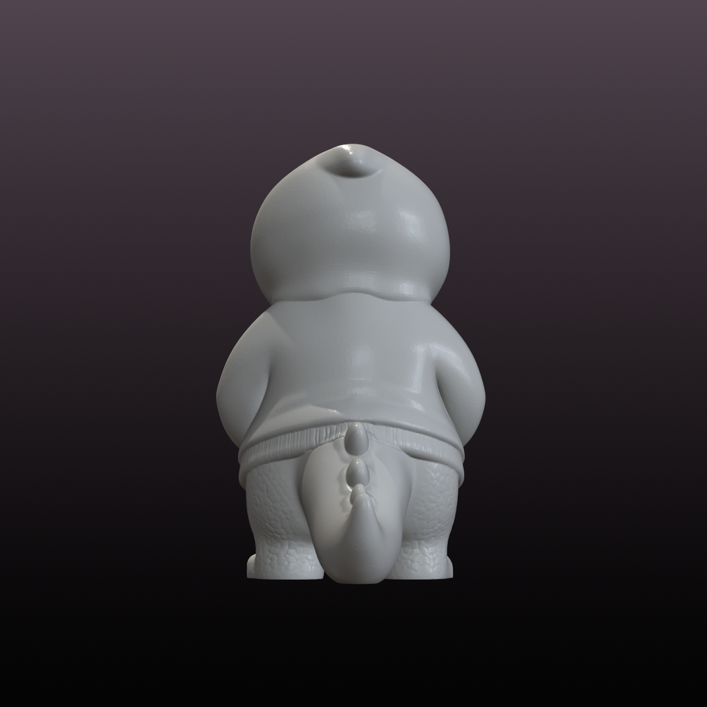 Hoodie Dino Figurine STL File – Dinosaur 3D Print Model