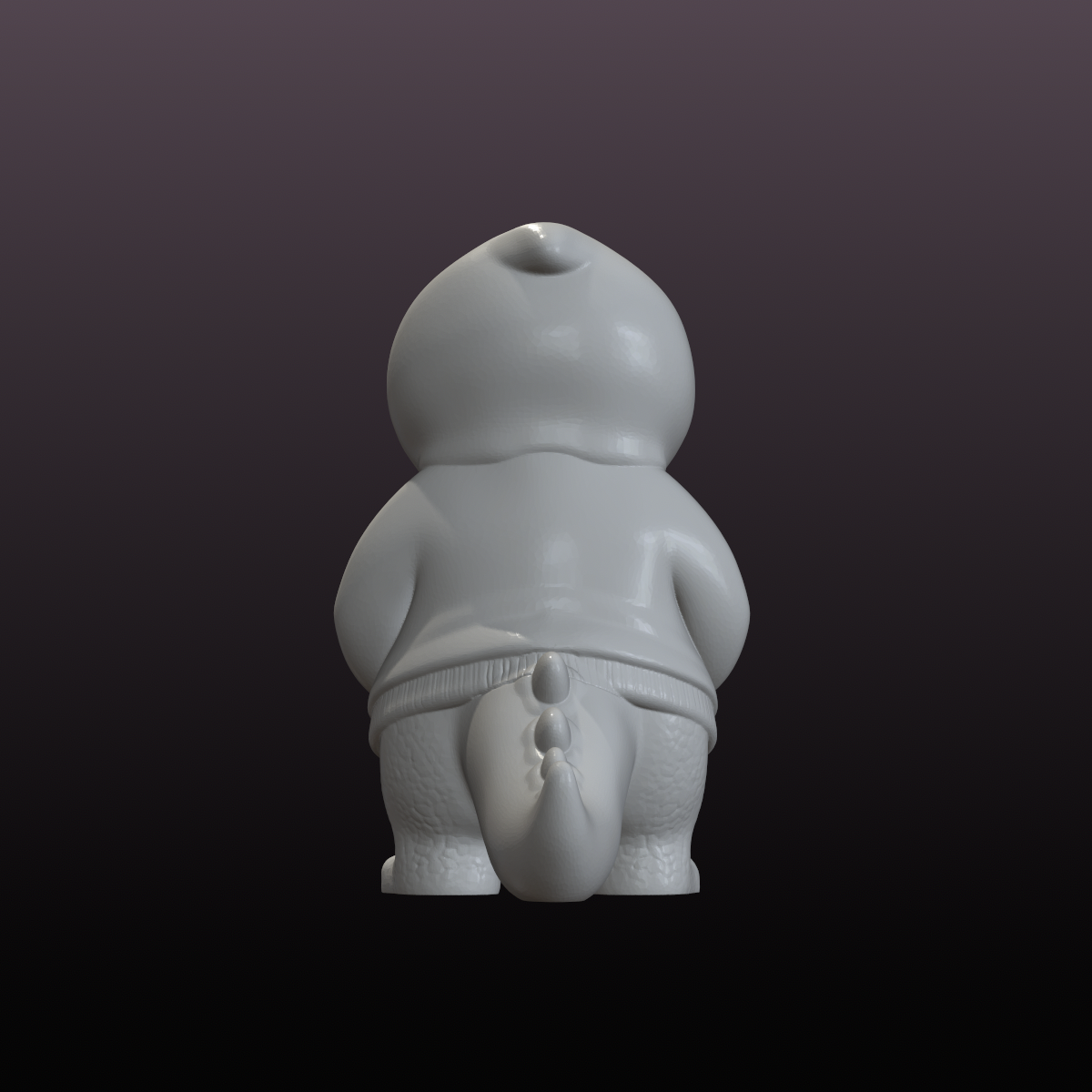 Hoodie Dino Figurine STL File – Dinosaur 3D Print Model