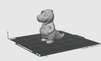 Hoodie Dino Figurine STL File – Dinosaur 3D Print Model