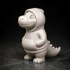 Hoodie Dino Figurine STL File – Dinosaur 3D Print Model