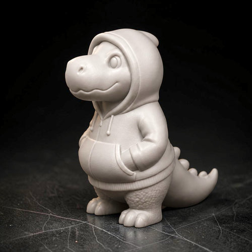 Hoodie Dino Figurine STL File – Dinosaur 3D Print Model