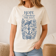 Hope Anchors the Soul PNG File | Coastal Faith Shirt Design
