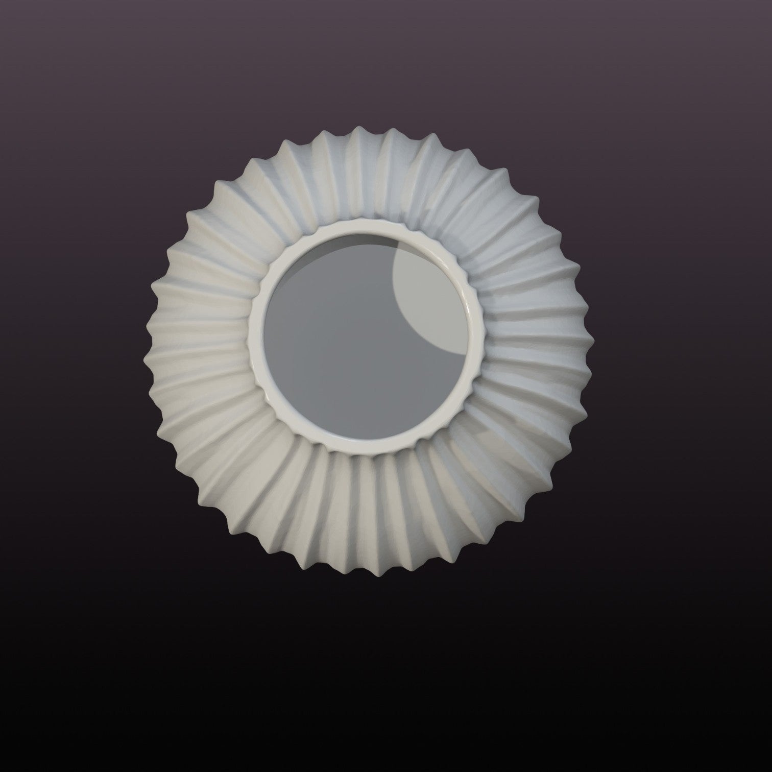 Ribbed Mini Vase STL File – Small Bud Vase 3D Print Decor