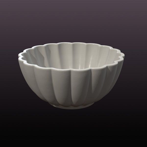 Scallop Bowl STL File – Decorative Ribbed Bowl 3D Print