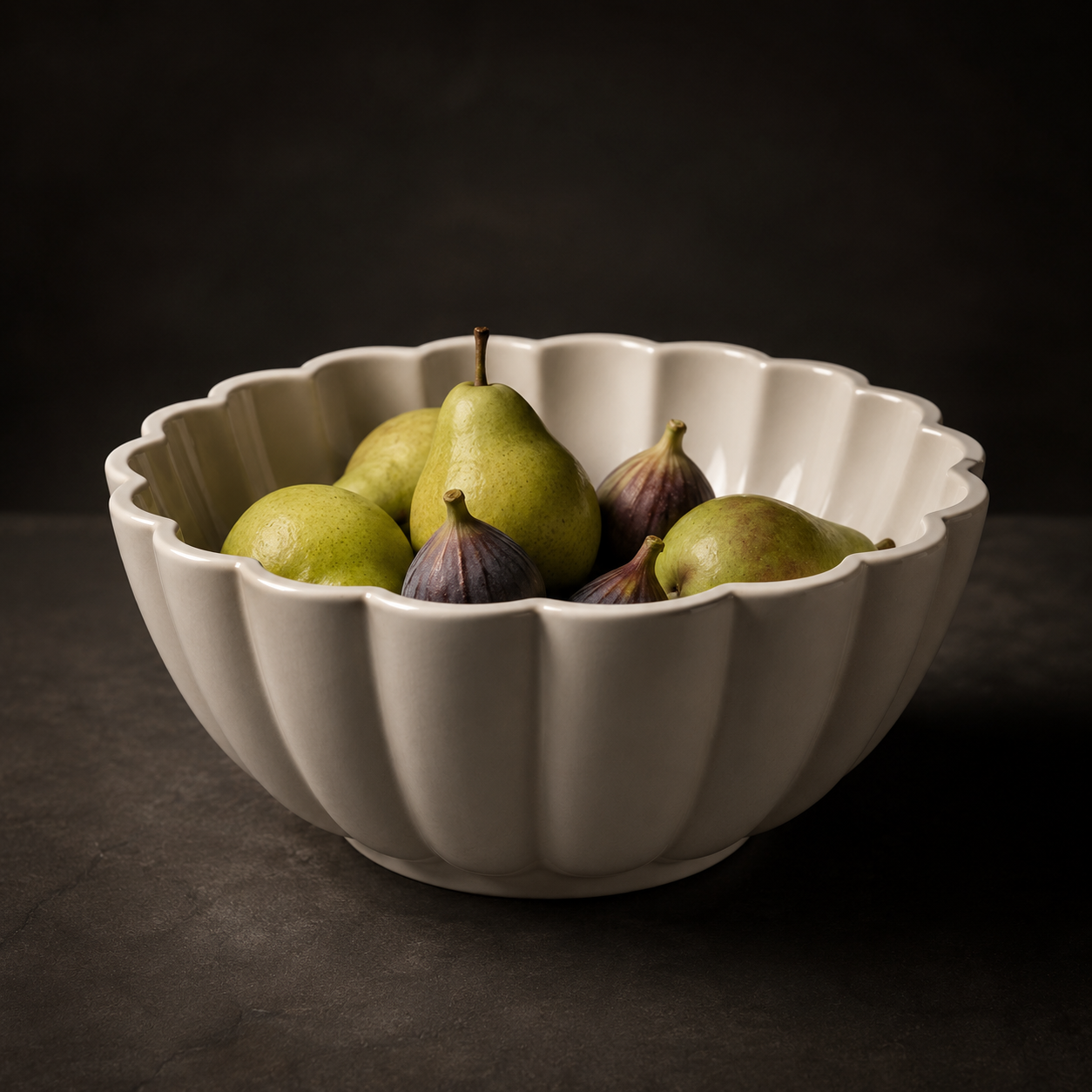 Scallop Bowl STL File – Decorative Ribbed Bowl 3D Print