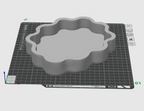 Wavy Catchall Tray STL File | Modern Jewelry Dish 3D Print File