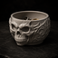 Skull Trinket Bowl STL Gothic Jewelry Organizer 3D Print File
