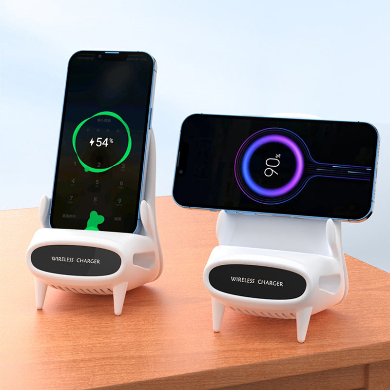 Mini Chair Wireless Charger | 10W Fast Charging Phone Stand Gift