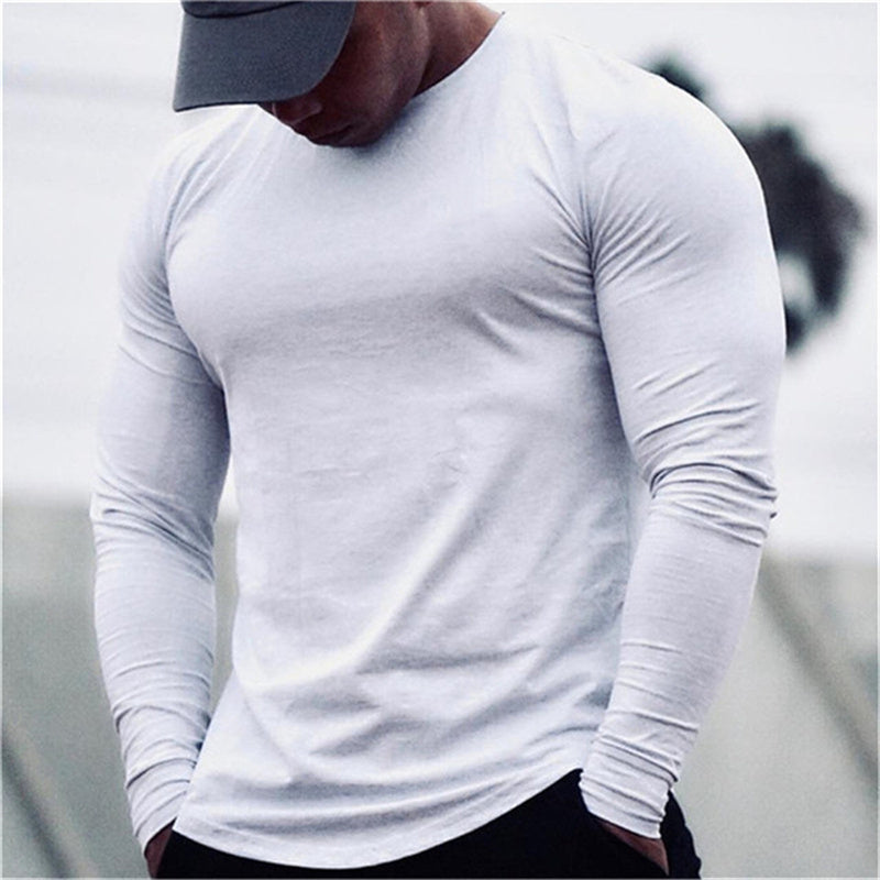 Men’s Quick-Dry Long-Sleeve Training Shirt | Lightweight Loose Fit Sports Top