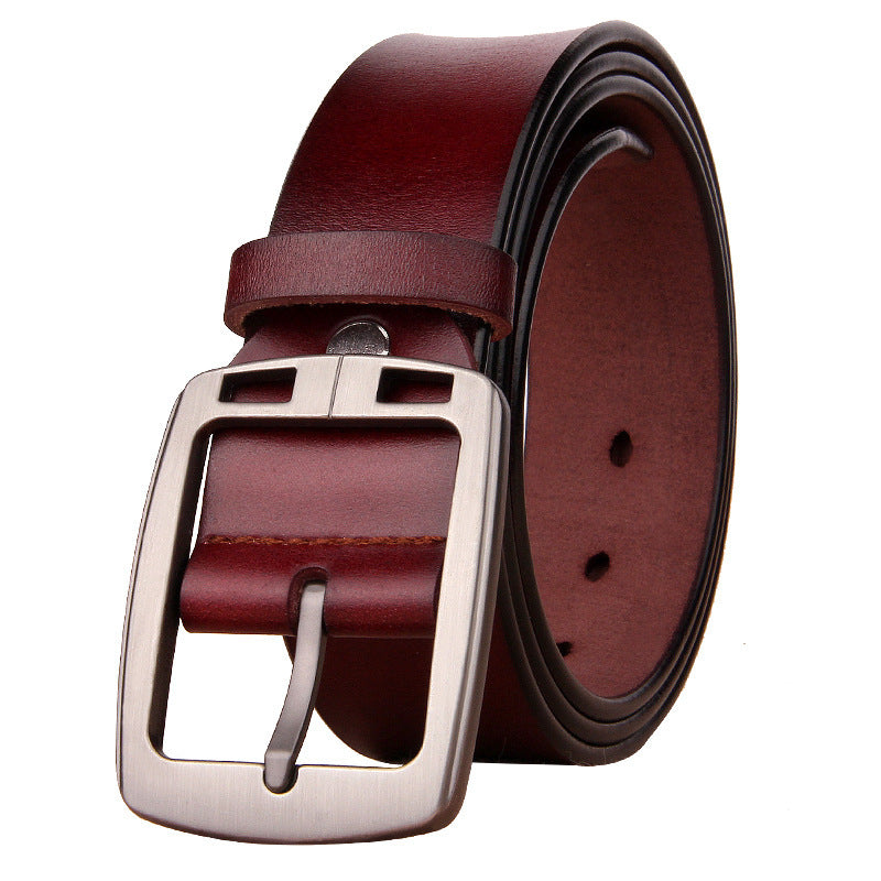Men’s Retro Cowhide Leather Belt | Vintage Style