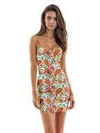 High-Waist Suspender Sheath Dress | European & American Style