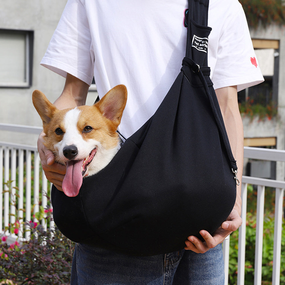 Single-Shoulder Pet Carrier Bag | Crossbody Dog & Cat Travel Tote