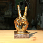 Resin Gesture Ornaments | Trendy Minimalist Hand-Gesture Décor Pair