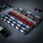 Premium Plaid Thermal Scarf – Unisex British Retro Wrap for Winter