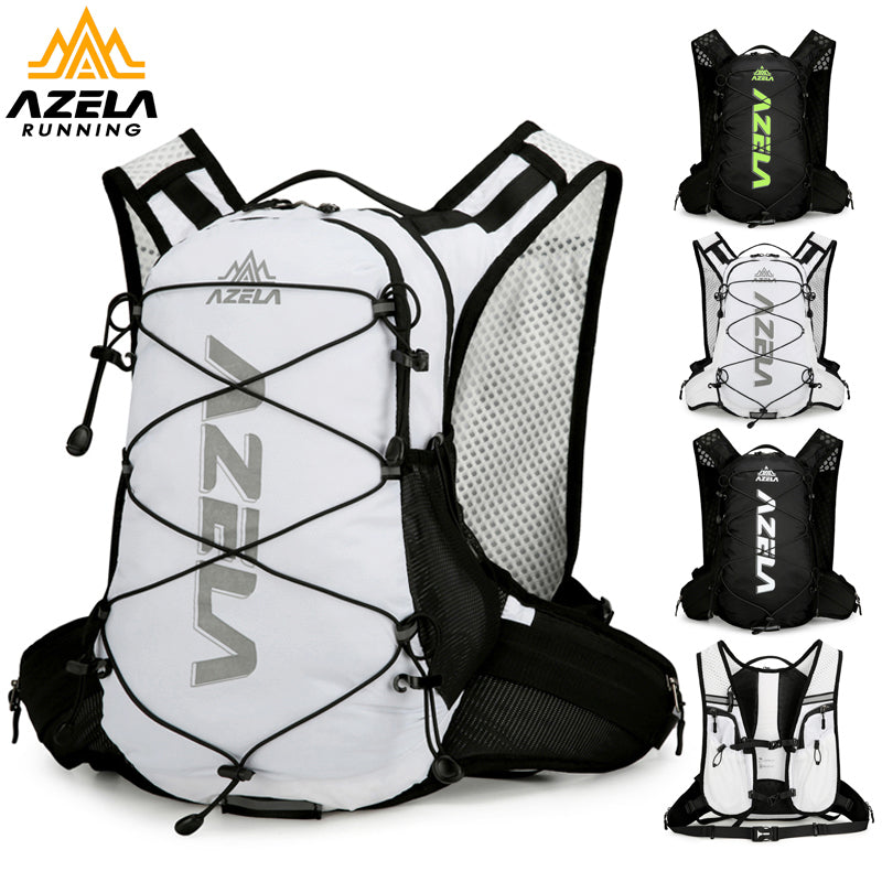 AZELA Reflective Cycling Hydration Pack – Lightweight Running & Biking Vest