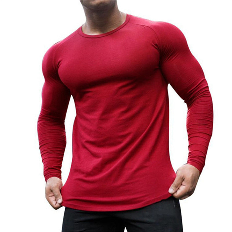 Men’s Quick-Dry Long-Sleeve Training Shirt | Lightweight Loose Fit Sports Top