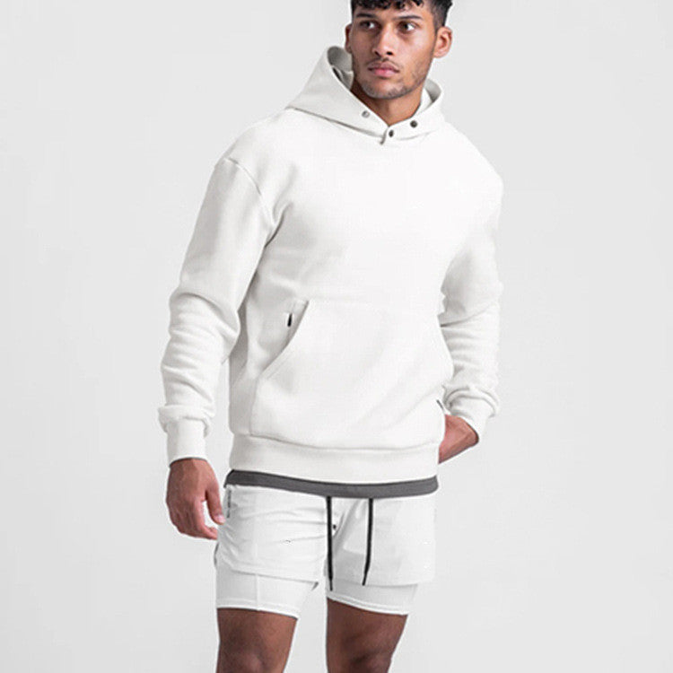 Men's Oversized Fleece Hoodie – Loose Fit Cotton Blend Sports Sweater Main image