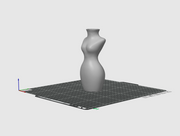 Female Torso Vase STL File – 3D Printable Woman Body Flower Vase Modern Sculptural Home Decor